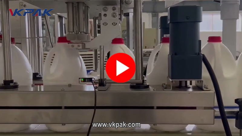 Línia d'ompliment anticorrosió per a lleixiu d'1 galó