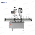 Màquina de tapadora automàtica d'ampolles de plàstic rotatives per a la línia d'ompliment