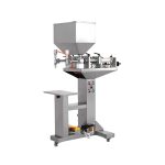 Màquina d'ompliment de barreja de salsa de pebre semiautomàtica de doble broquet