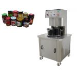 Màquina de tapar de pots de vidre al buit semiautomàtic per al tancament de taps metàl·lics