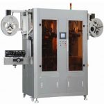 Màquina automàtica d'etiquetatge de mànigues de copes de doble capçal