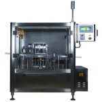 Màquina automàtica de segellat de tapons d'ompliment de xeringa d'injector preesterilitzat