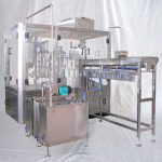 Màquina de farciment de suc de llet de soja de bosses de peu automàtica