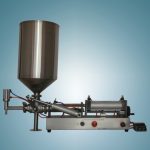 Màquina d'ompliment de mel de mantega de cacauet d'alta viscositat amb tremuja a pressió