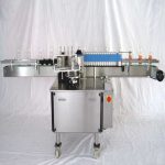 Màquina d'etiquetatge de cola humida d'ampolles de plàstic de vidre rodó lineal