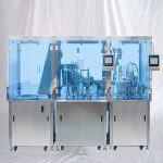 Màquina de tapadora d'ompliment de muntatge de xeringues pre-omplertes farmacèutiques
