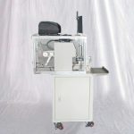 Màquina d'etiquetatge plegable d'aplicació d'impressió d'adhesius de cable de cable semiautomàtica