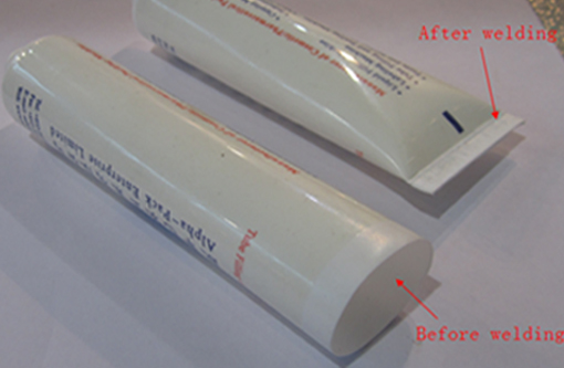 welding samples by ultrasonic tube sealer mostres de soldadura pel segellador de tubs ultrasònics.jpg