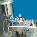 Màquina d'ompliment de salsa d'aliments de viscositat pneumàtica portàtil semiautomàtica