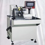 Màquina etiquetadora de bandera semiautomàtica de cable d'alimentació